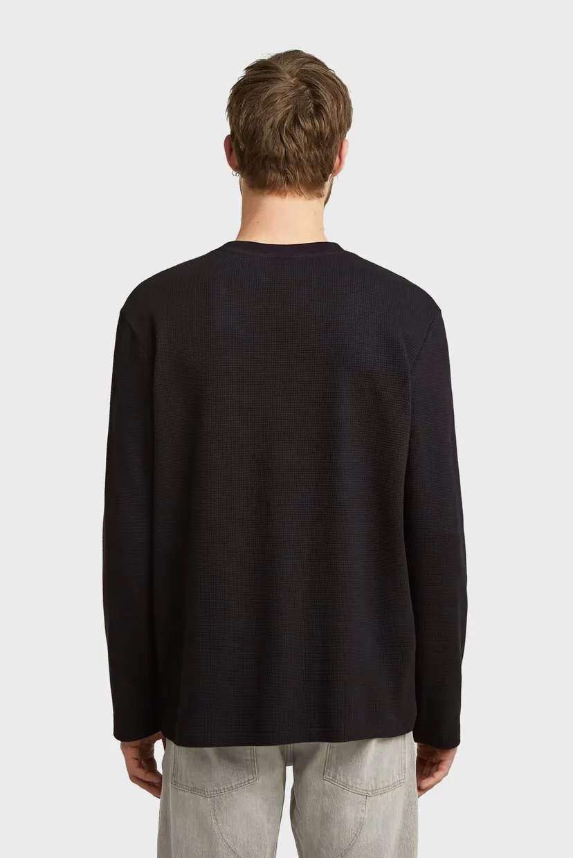 Мужской черный лонгслив Tweeter a line pkt r t l/s 3