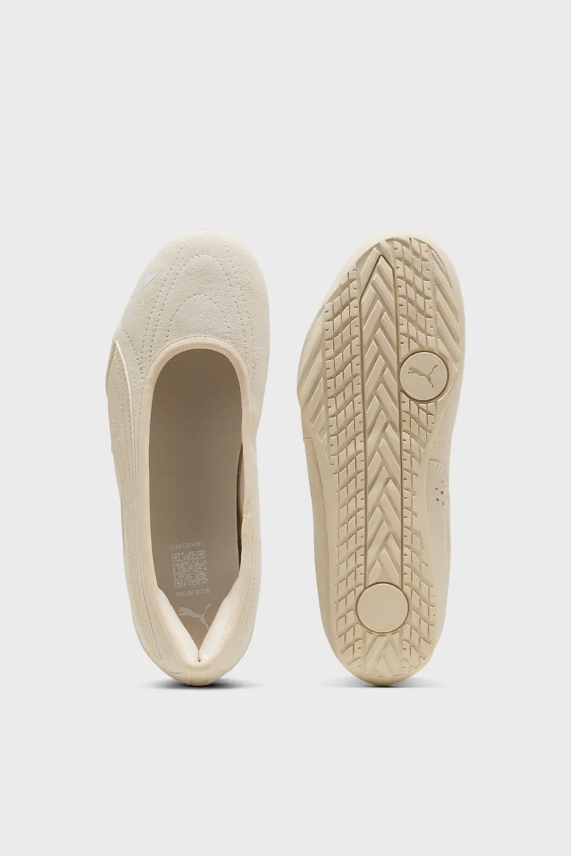 Жіночі бежеві замшеві балетки Catch Soleil Ballerina Shoes Women 4