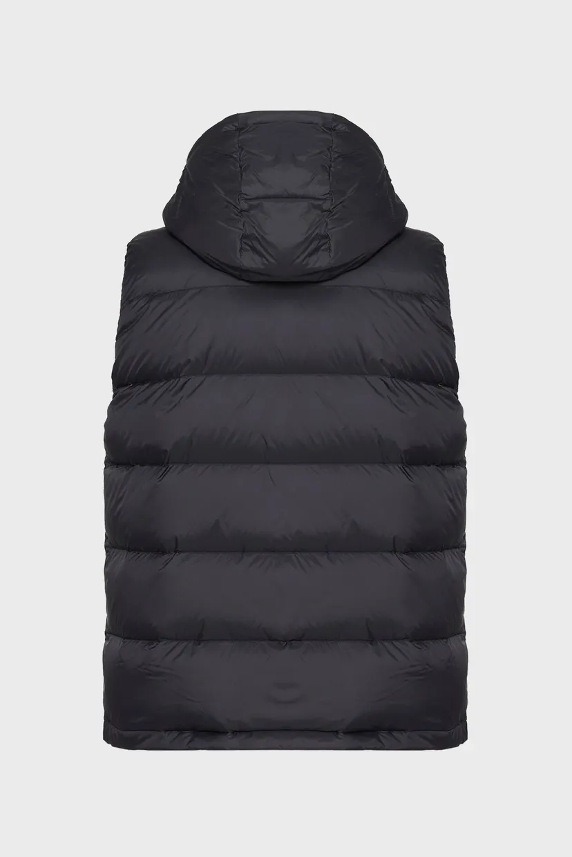 Чоловічий чорний пуховий жилет SVLS NYLON ZIP OFF 7
