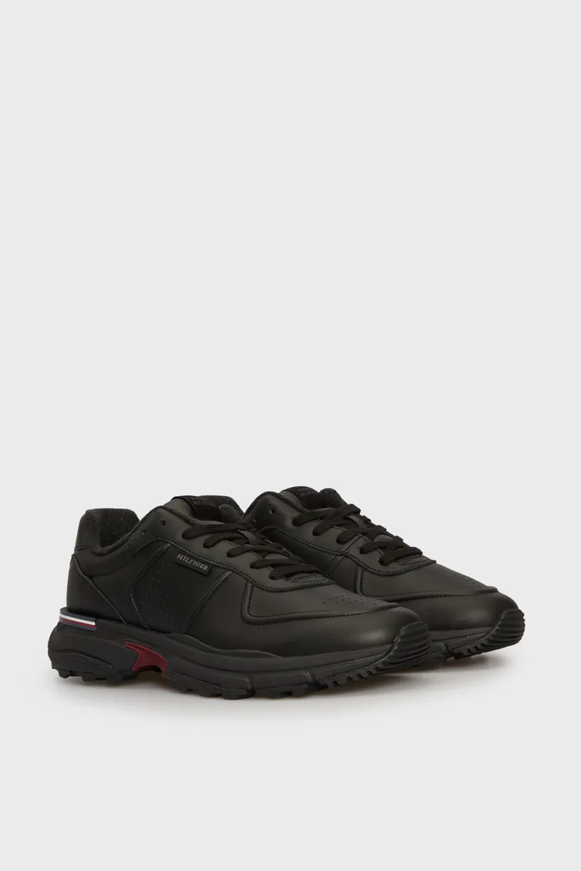 Мужские черные кожаные кроссовки M RUNNER PREMIUM LEATHER 3