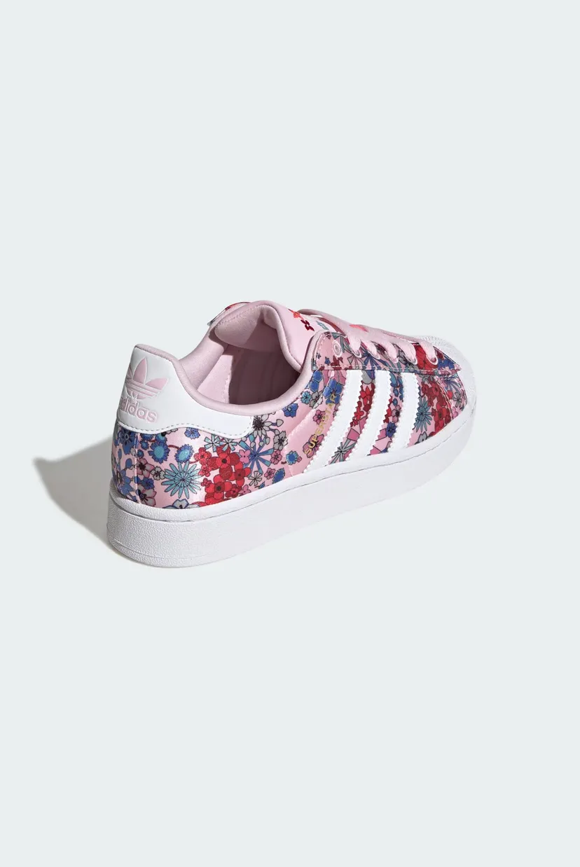 Детские розовые кроссовки ADIDAS LIBERTY LONDON SUPERSTAR II 5