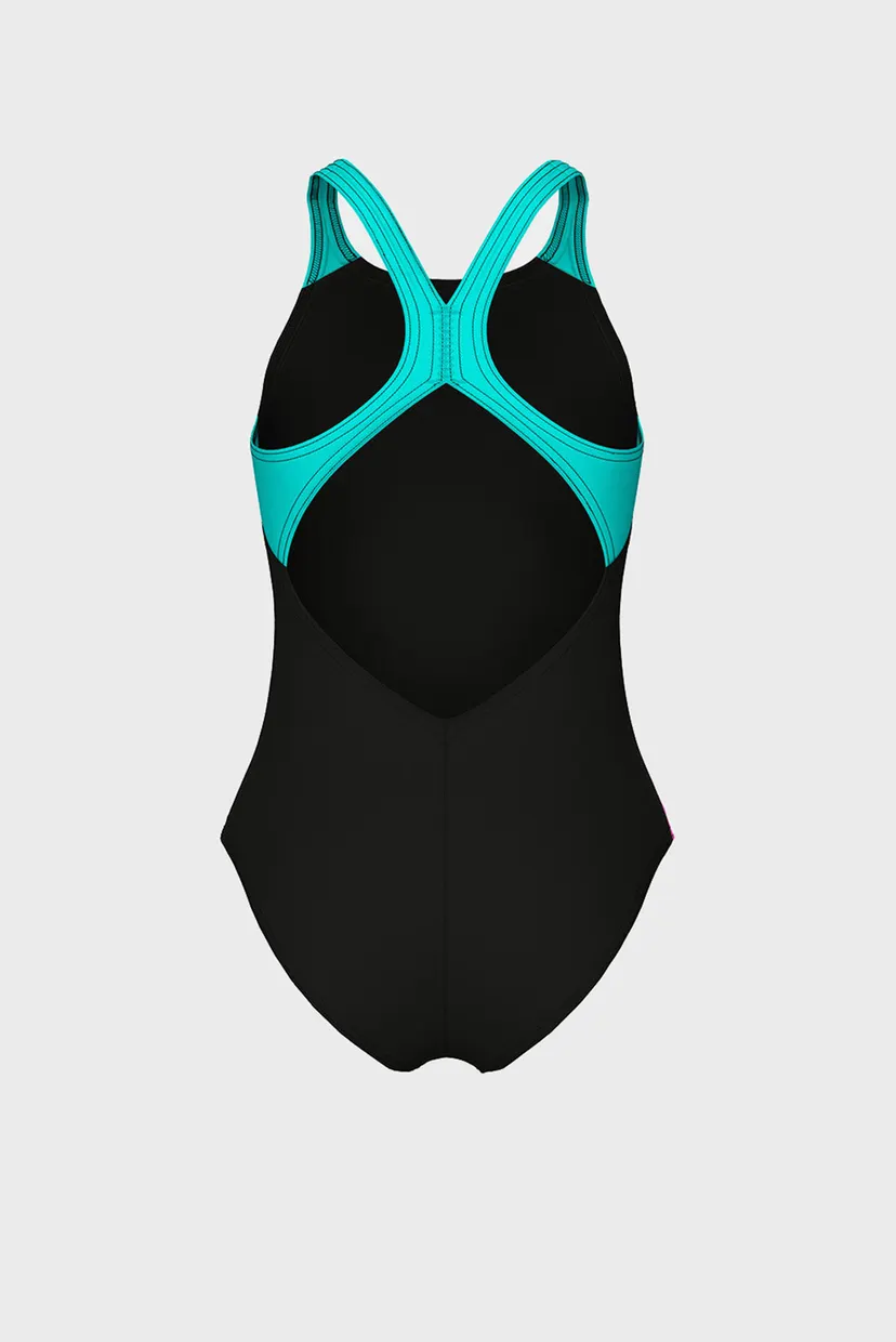 Детский черный купальник PAINTING SWIMSUIT V BACK 7