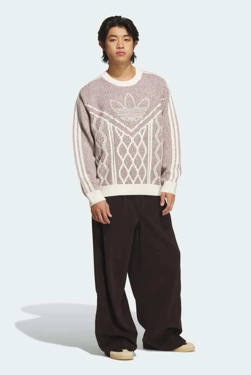 Білий светр LNY (унісекс) adidas KT0692 — MD-Fashion