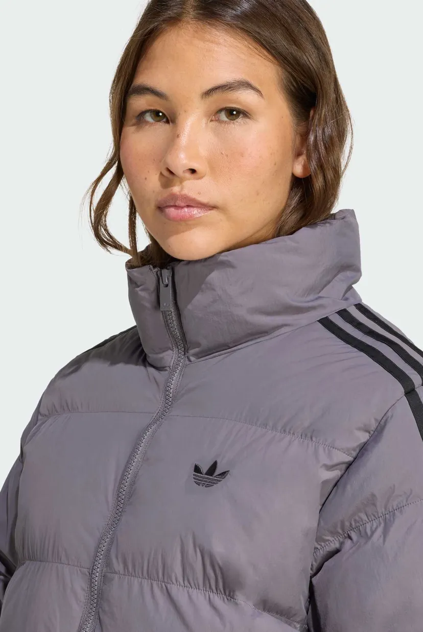 Жіноча сіра куртка Adicolor Long Synthetic Down Puffer 4