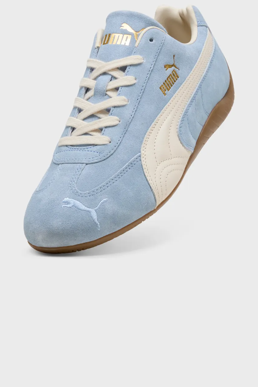 Голубые кожаные кроссовки Speedcat Faded Sneakers Unisex 6