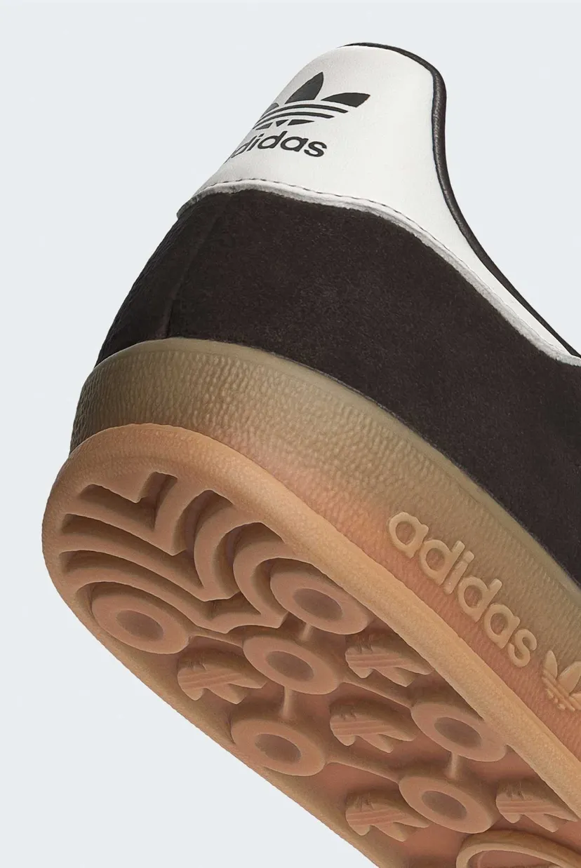 Мужские коричневые замшевые сникерсы Gazelle Indoor 9