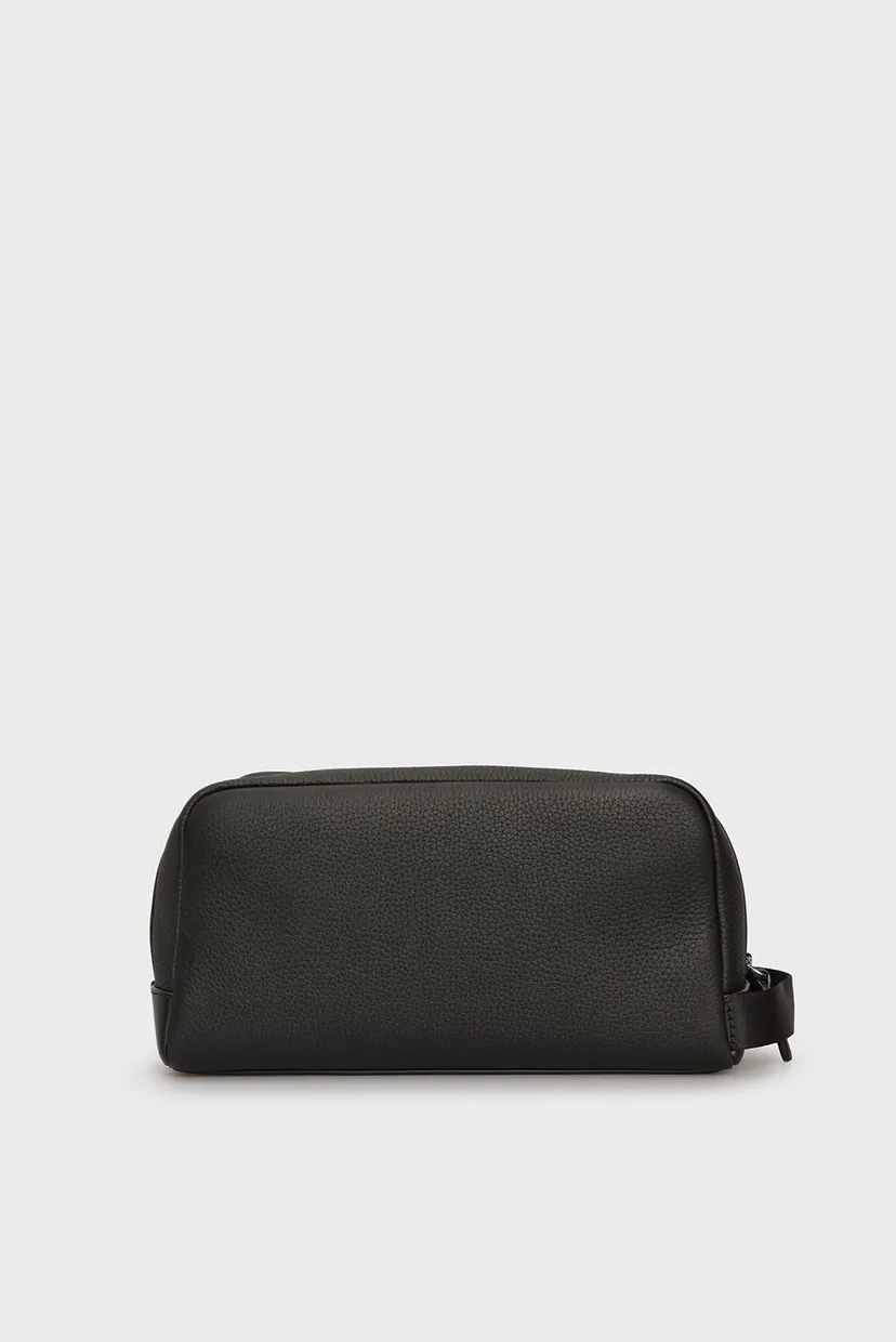 Мужской черный несессер HUDSON TOILETRY KIT 4
