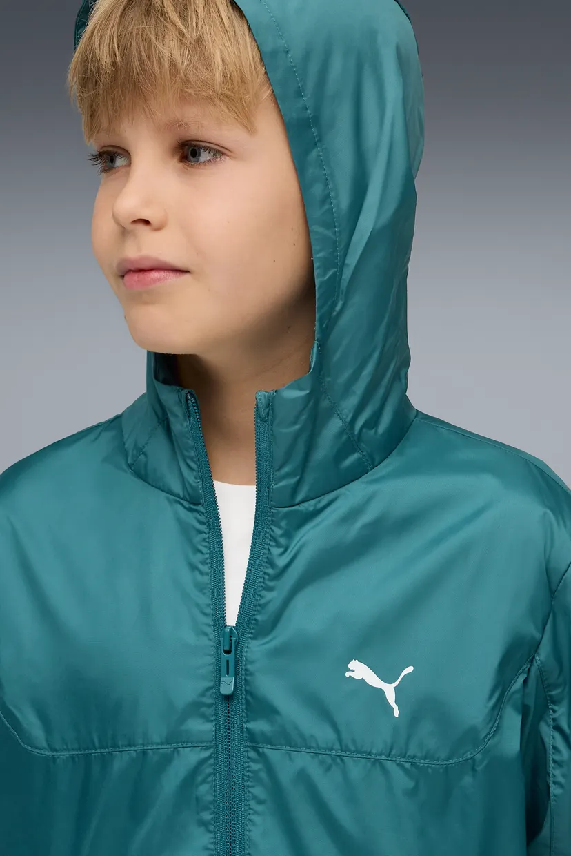 Дитяча бірюзова куртка Essentials Regular Windbreaker Youth 4