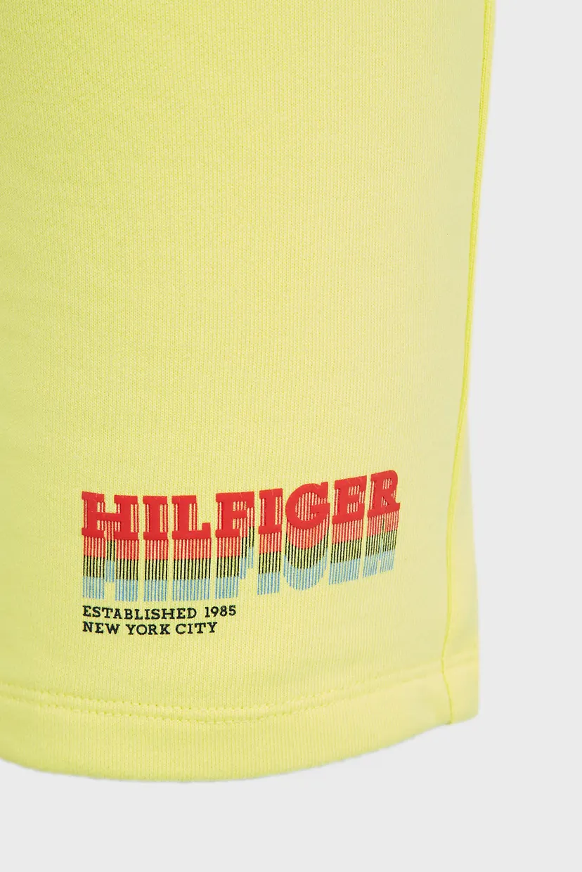 Детские желтые шорты FADE HILFIGER SWEATSHORTS 4