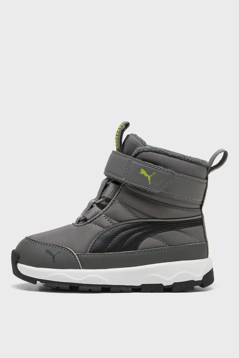 Детские серые хайтопы PUMA Evolve Toddlers' Boots 3