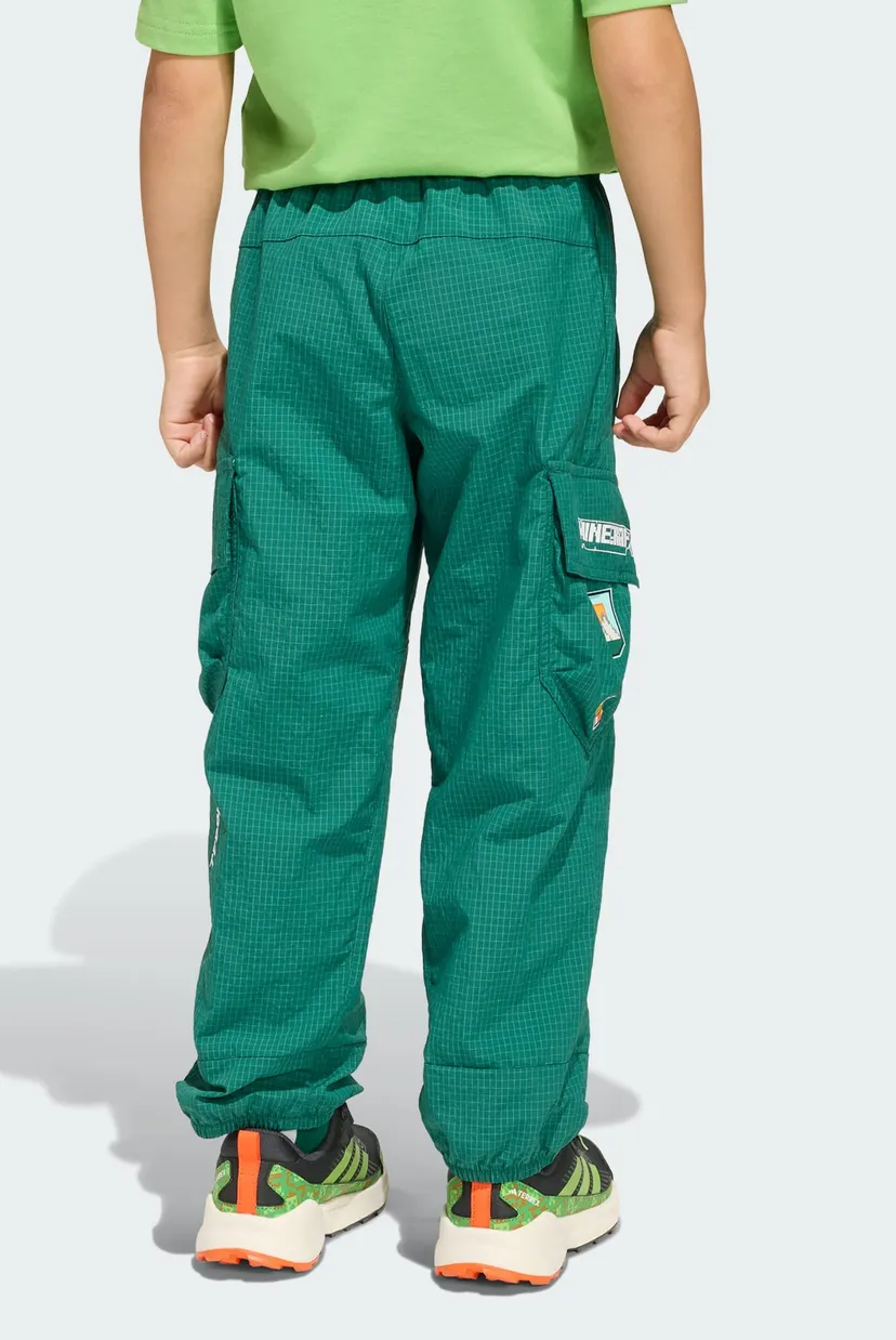 Дитячі зелені спортивні штани adidas Minecraft Terrex CLIMA365 Kids 5