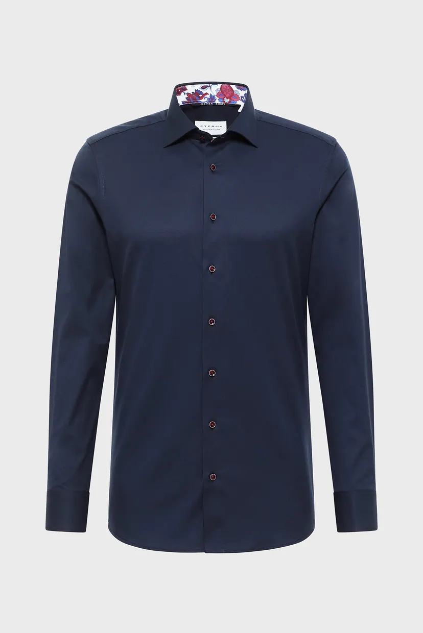 Чоловіча темно-синя сорочка SLIM FIT 6