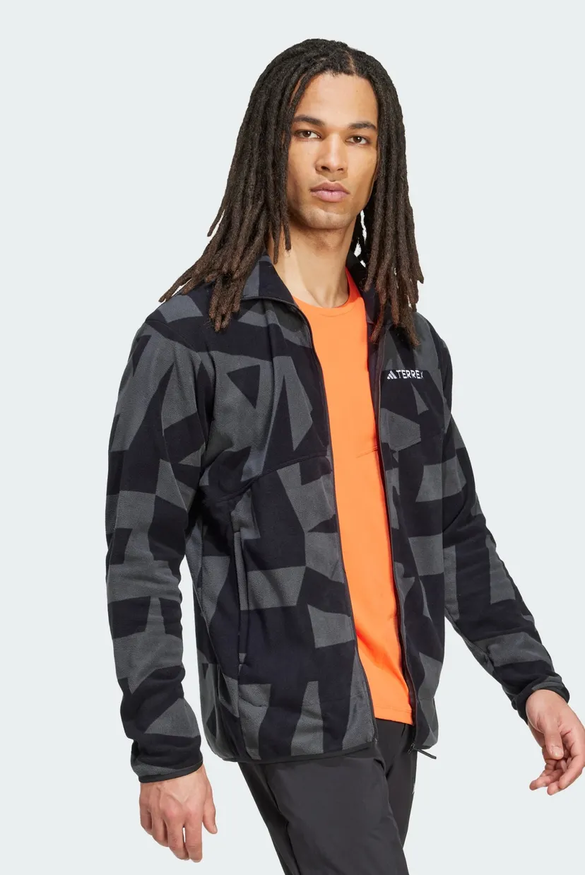 Чоловіча чорна спортивна кофта з візерунком Terrex Multi Printed