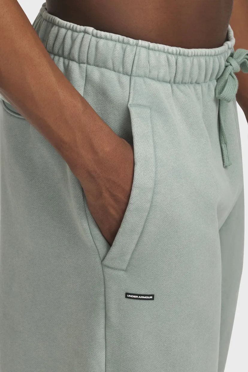 Чоловічі м'ятні спортивні штани UA Icon HWT Flc Wash OS Pant 4