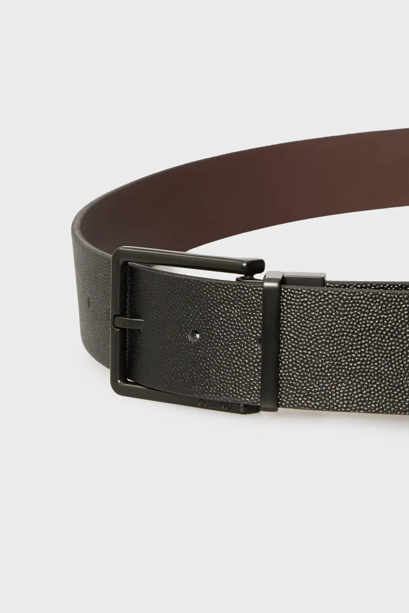 Чоловічий шкіряний двосторонній ремінь WARMTH BUCKLE 5