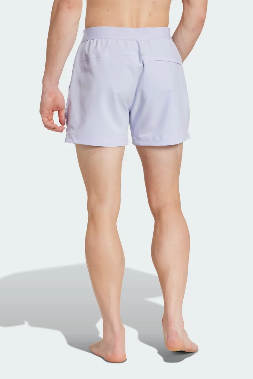 Чоловічі бузкові плавальні шорти adidas Iconisea Short Length 3