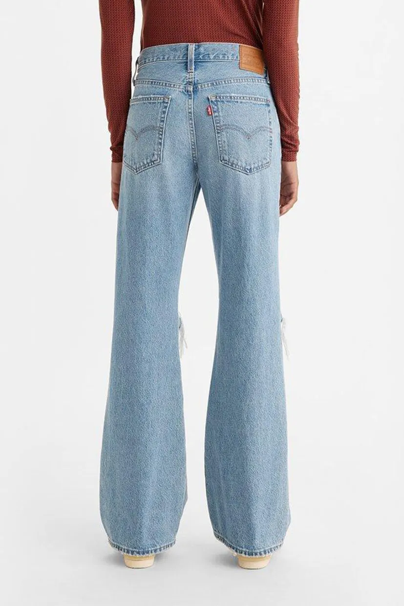 Жіночі блакитні джинси Baggy Bootcut 3