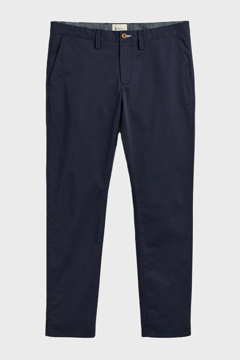 Мужские темно-синие чиносы SLIM TWILL CHINOS 7