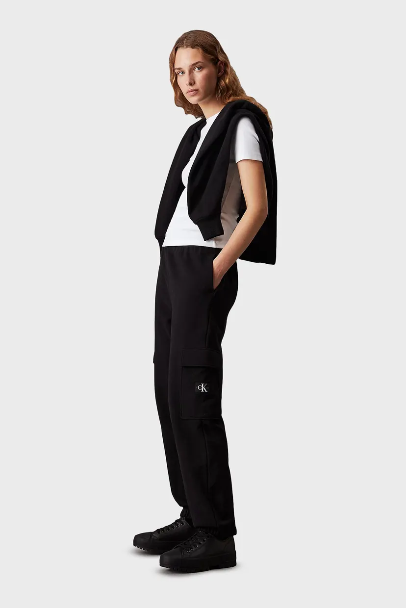 Женские черные спортивные брюки WOVEN LABEL UTILITY KNIT 3