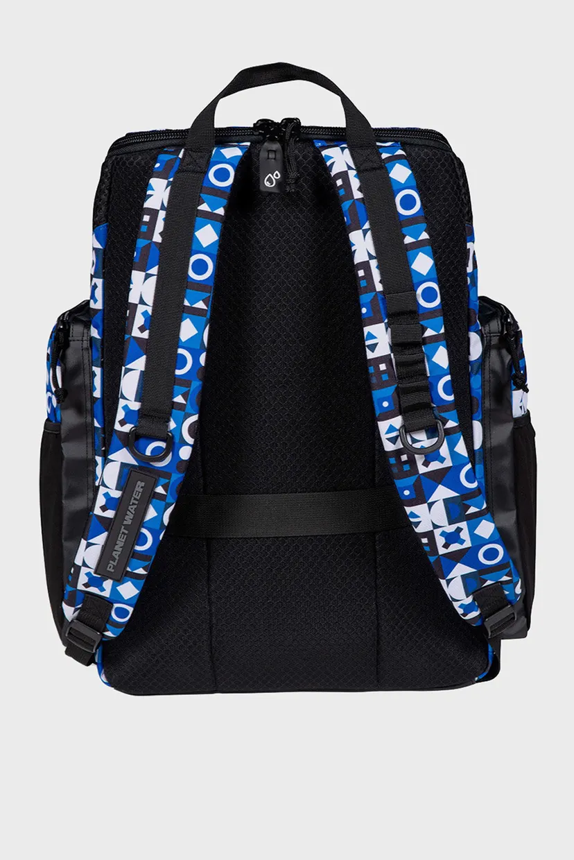 Синій рюкзак з візерунком ONE GO BACKPACK 45L AO 4