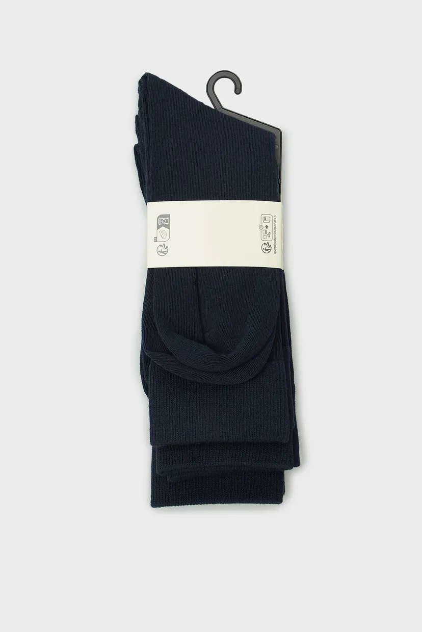 Чоловічі темно-сині шкарпетки (3 пари) SHIELD SOCKS 3