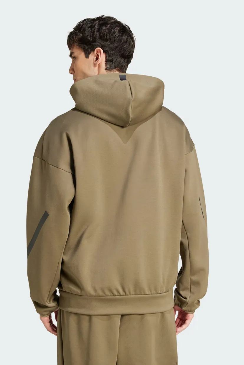 Чоловіче оливкове худі New adidas Z.N.E. Full-Zip adidas JD2910