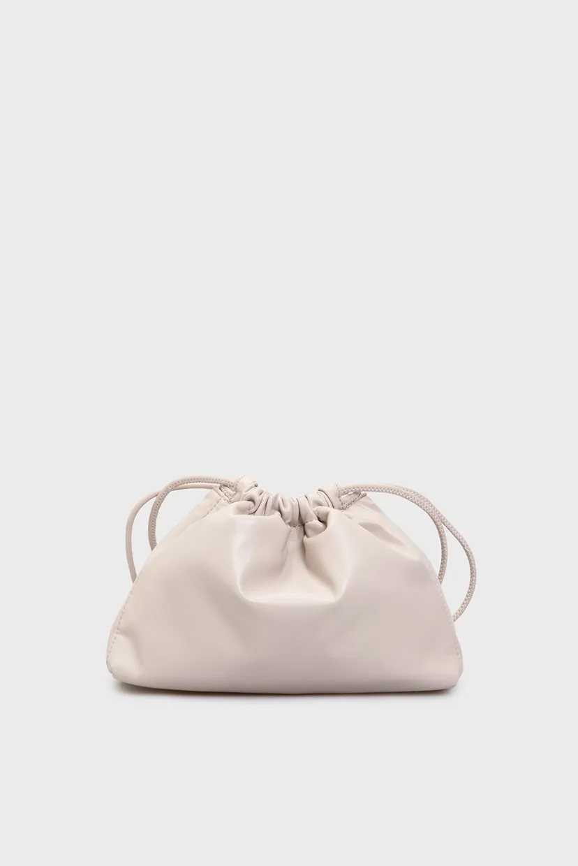 Женская бежевая сумка GATHERED EW CROSSBODY PU 4