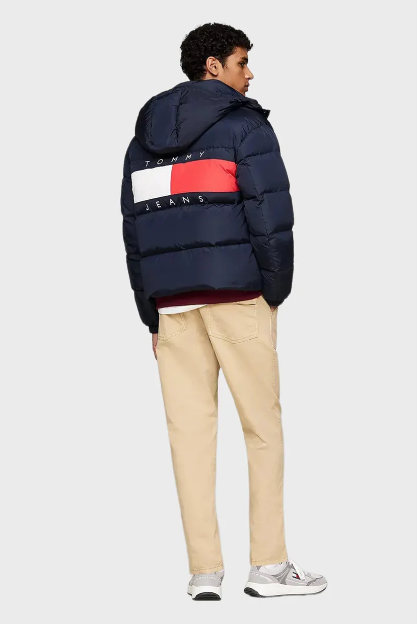 Чоловічий темно-синій пуховик TJM FLAG BACK ALASKA PUFFER EXT 3