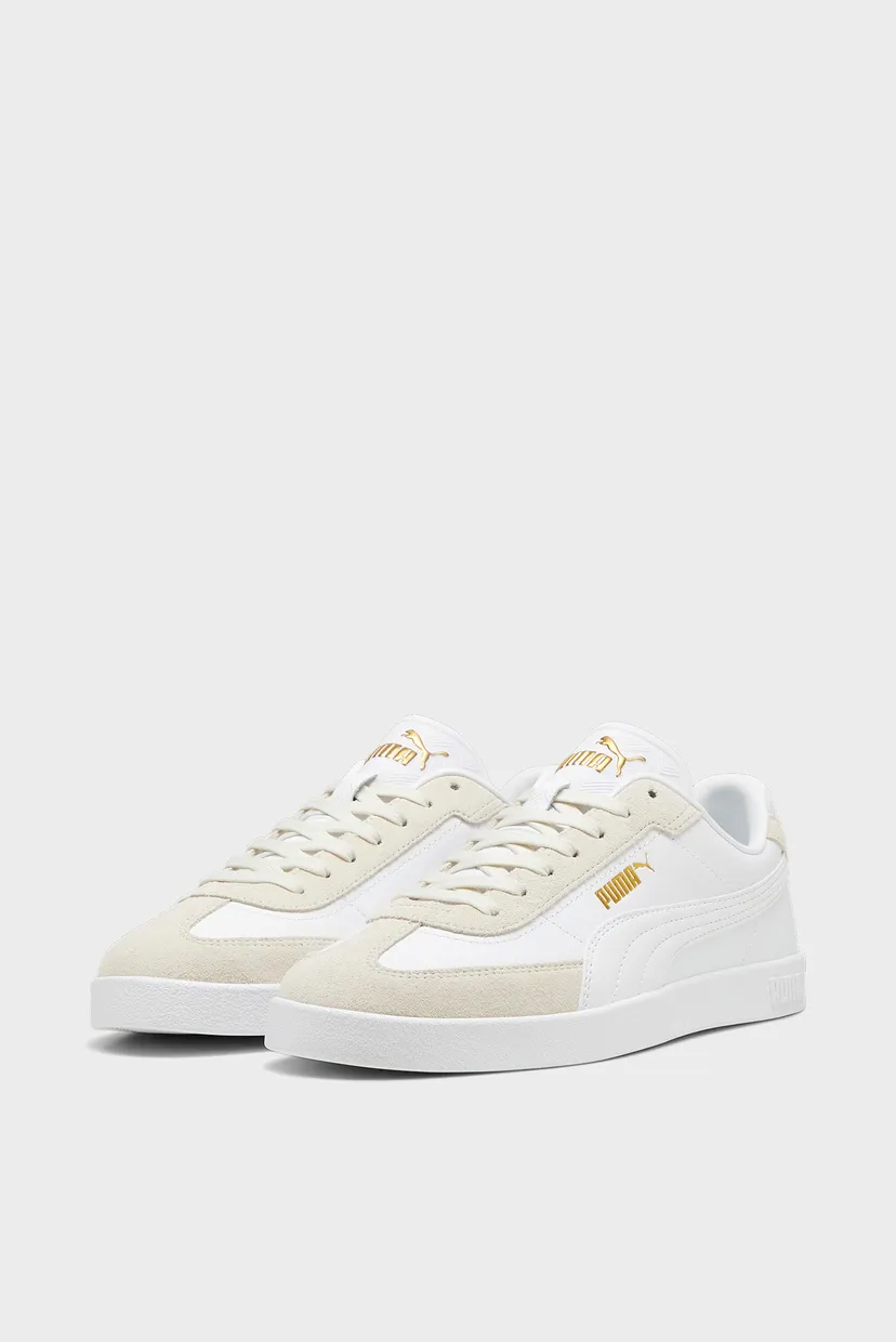 Белые кожаные сникерсы PUMA Club II Era Sneakers Unisex 3