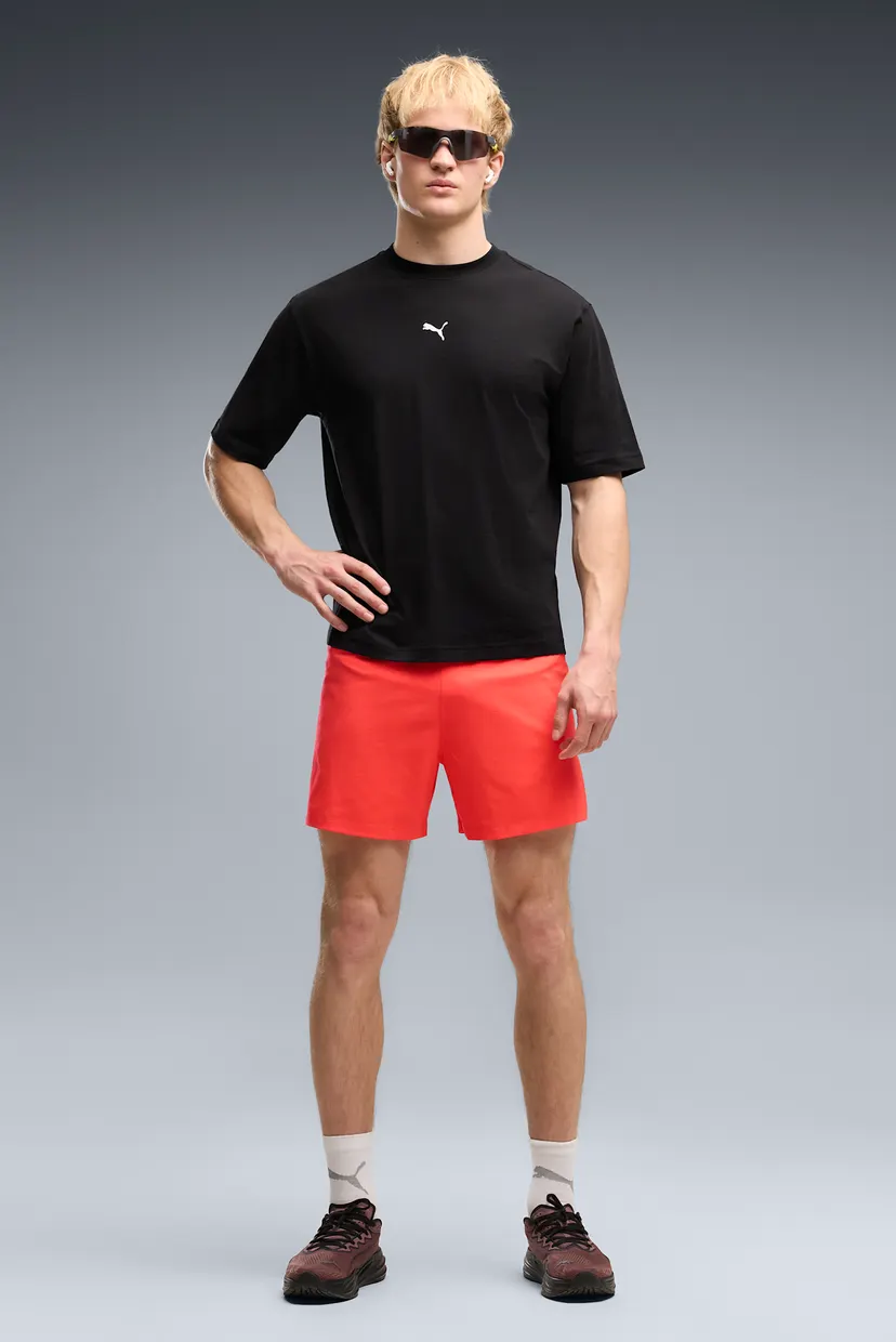 Мужская черная футболка Run Culture Collective Boxy Graphic Tee Men 3