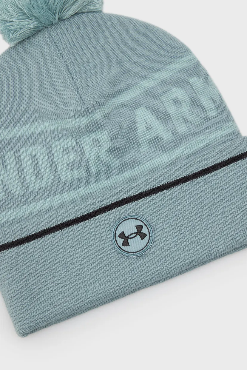 Чоловіча бірюзова шапка M's Drive Pom Beanie 4
