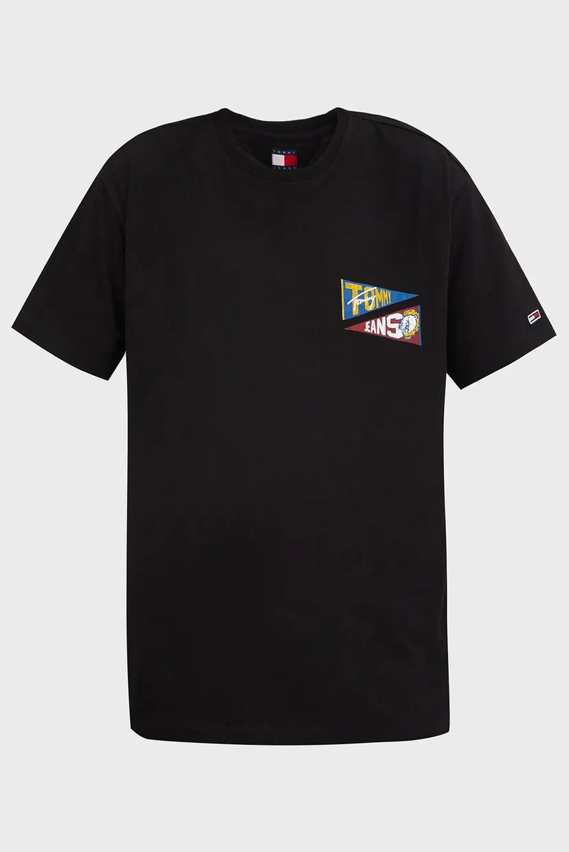 Чоловіча чорна футболка TJM RLX UNI FLAG 6