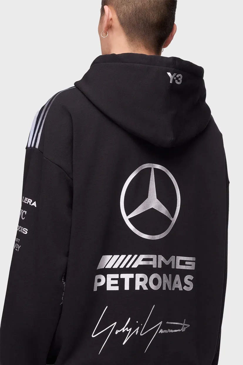 Чорне худі Y-3 MERCEDES TEAM (унісекс) 5