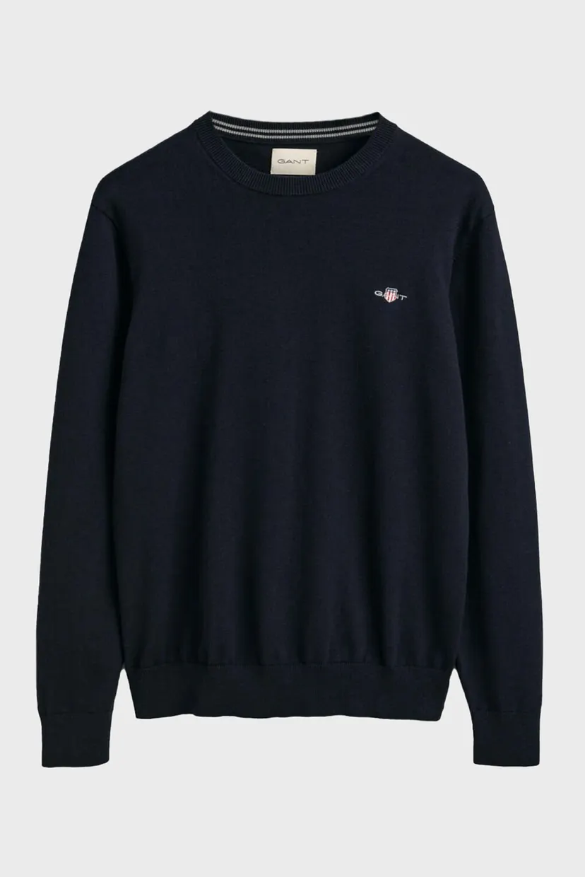 Чоловічий темно-синій джемпер CLAIC COTTON C-NECK 5