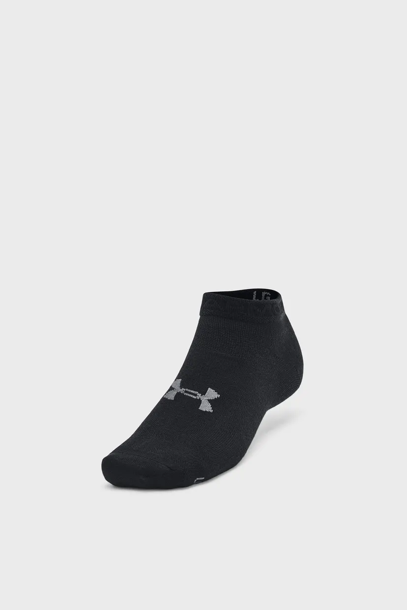 Черные носки (3 пары) UA Essential Low Cut 3