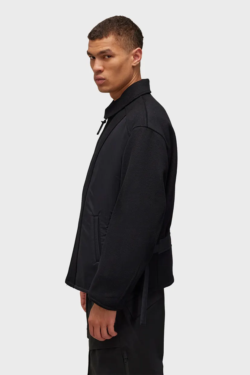 Мужской черный бомбер Y-3 Melton Nylon 3