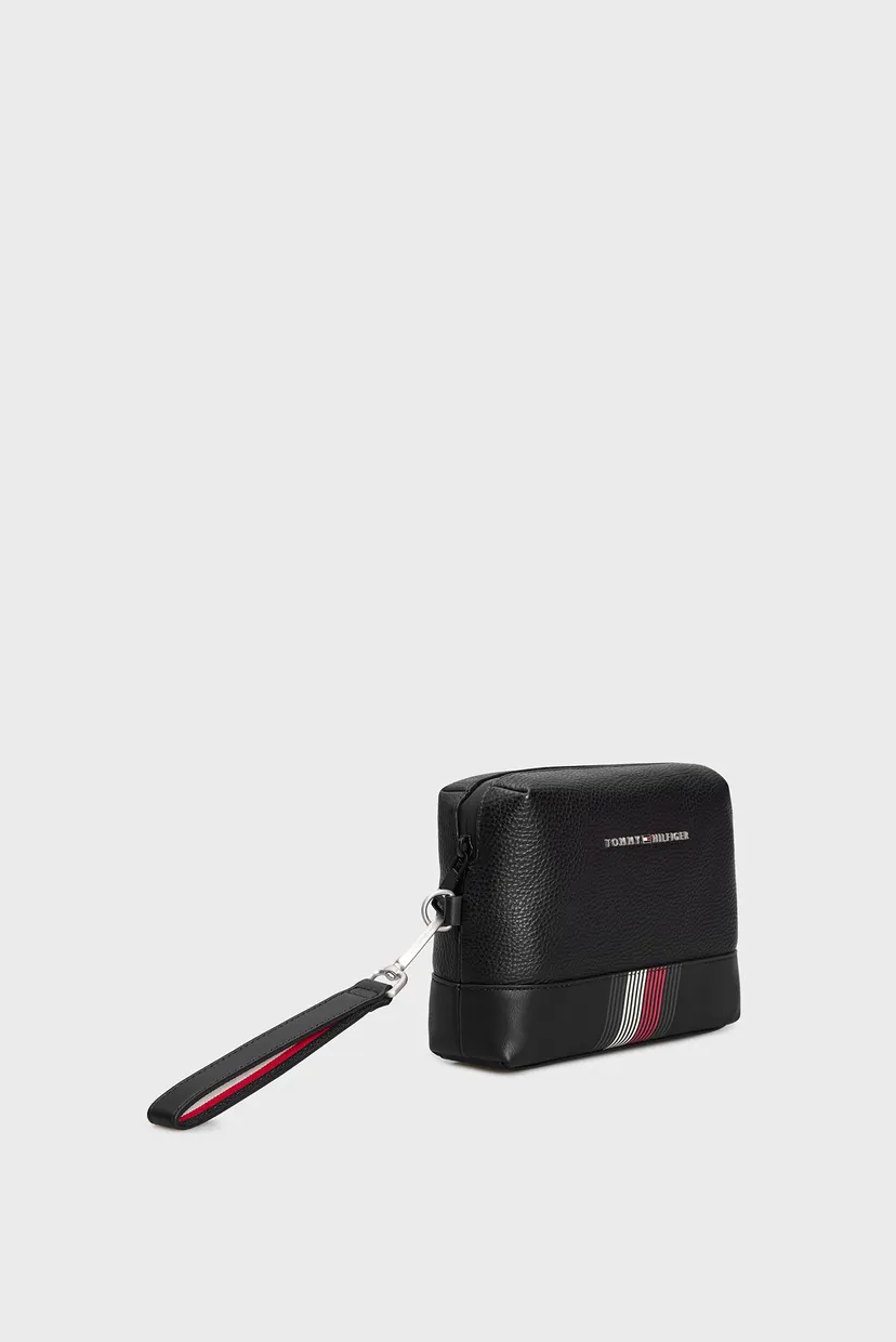 Чоловіча чорна борсета TH TRANSIT POUCH 3