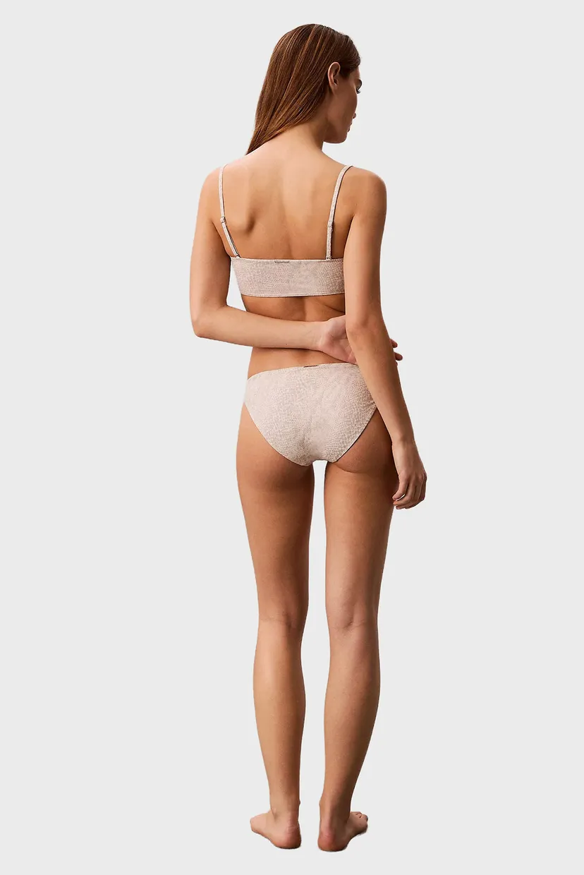 Женские серые трусики от купальника с узором BIKINI 4