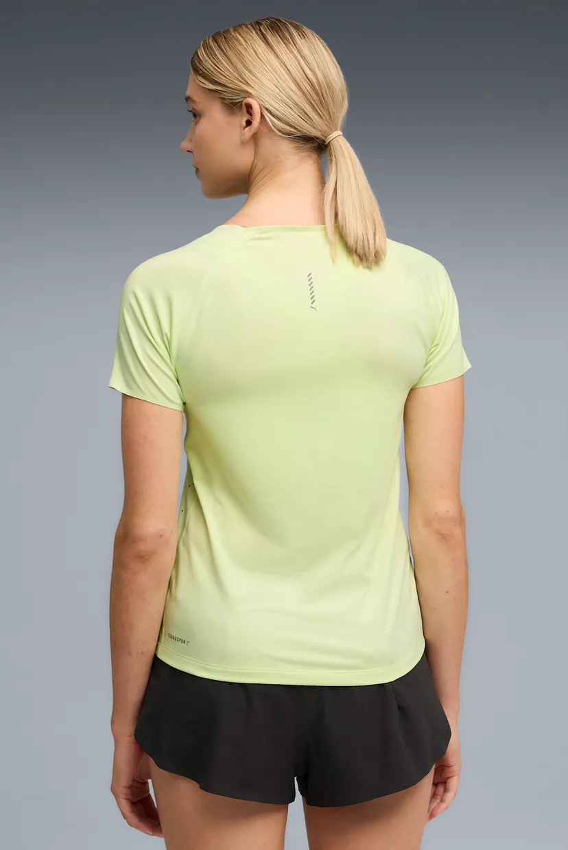 Жіноча салатова футболка RUN CLOUDSPUN Tee Women 3