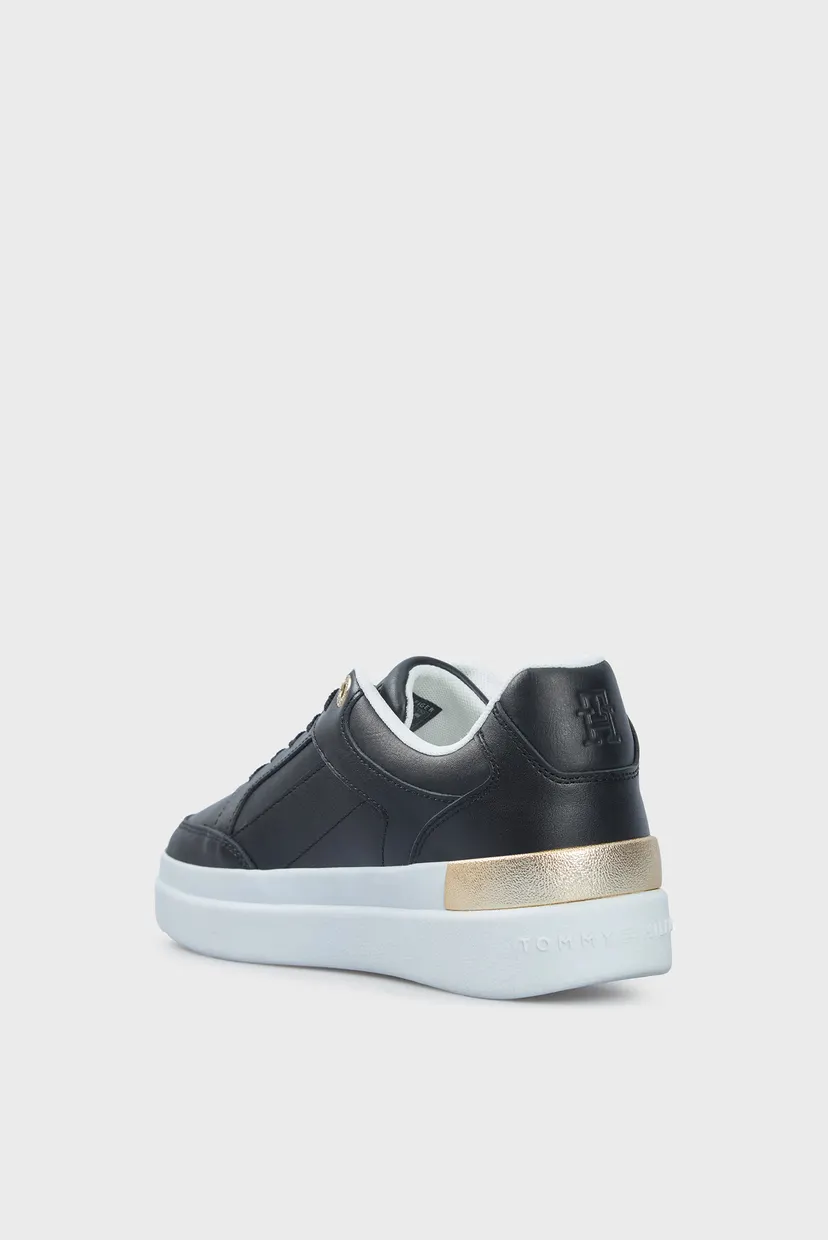 Женские черные сникерсы LUX HARDWARE COURT SNEAKER 5