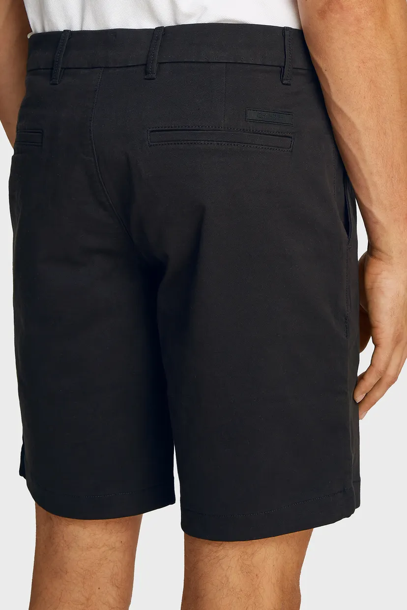 Мужские черные шорты MODERN TWILL SLIM CHINO 4