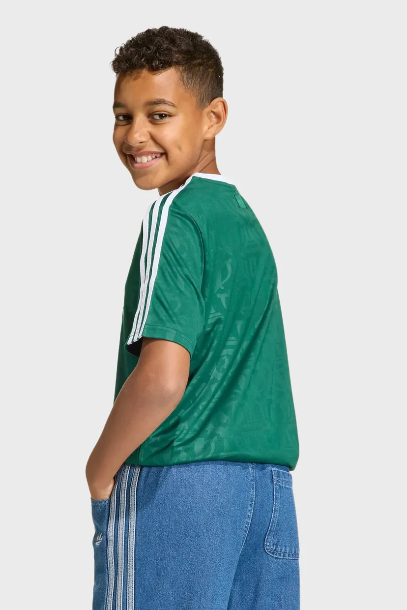 Дитяча зелена футболка з візерунком ADIDAS DISNEY LOOSE 3