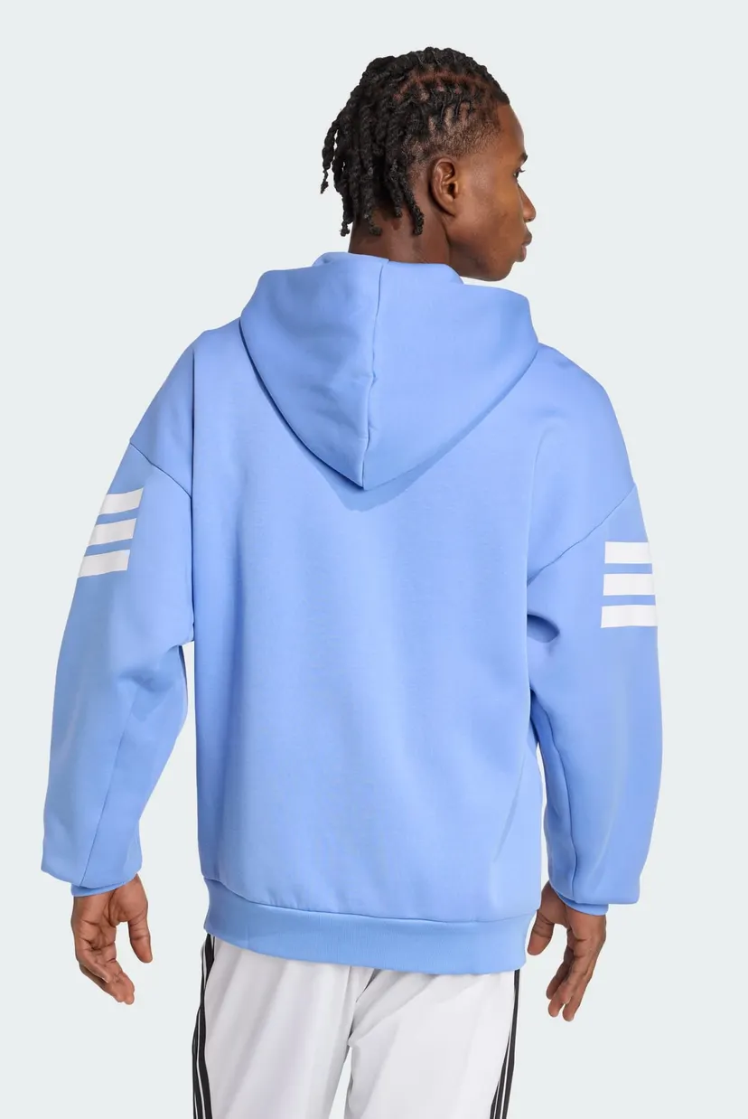 Мужское голубое худи Future Icons 3-Stripes 3