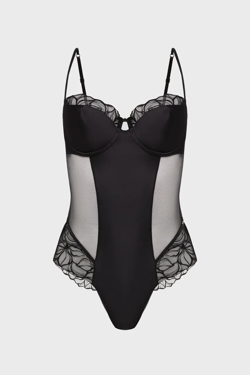 Жіночий чорний комбідрес BODYSUIT 6