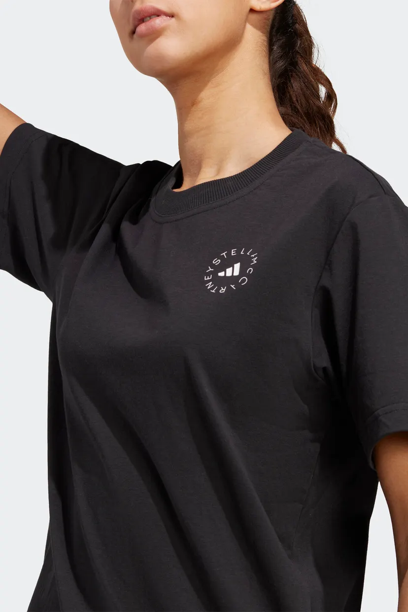 Жіноча чорна футболка adidas by Stella McCartney TrueCasuals Regular Sportswear 3