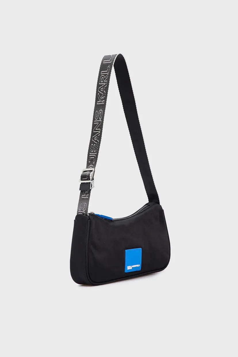 Жіноча чорна сумка URBAN NYLON BAGUETTE 3