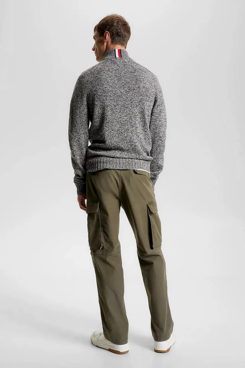 Чоловіча сіра вовняна кофта MULTI HTR MERINO ZIP MOCK 3