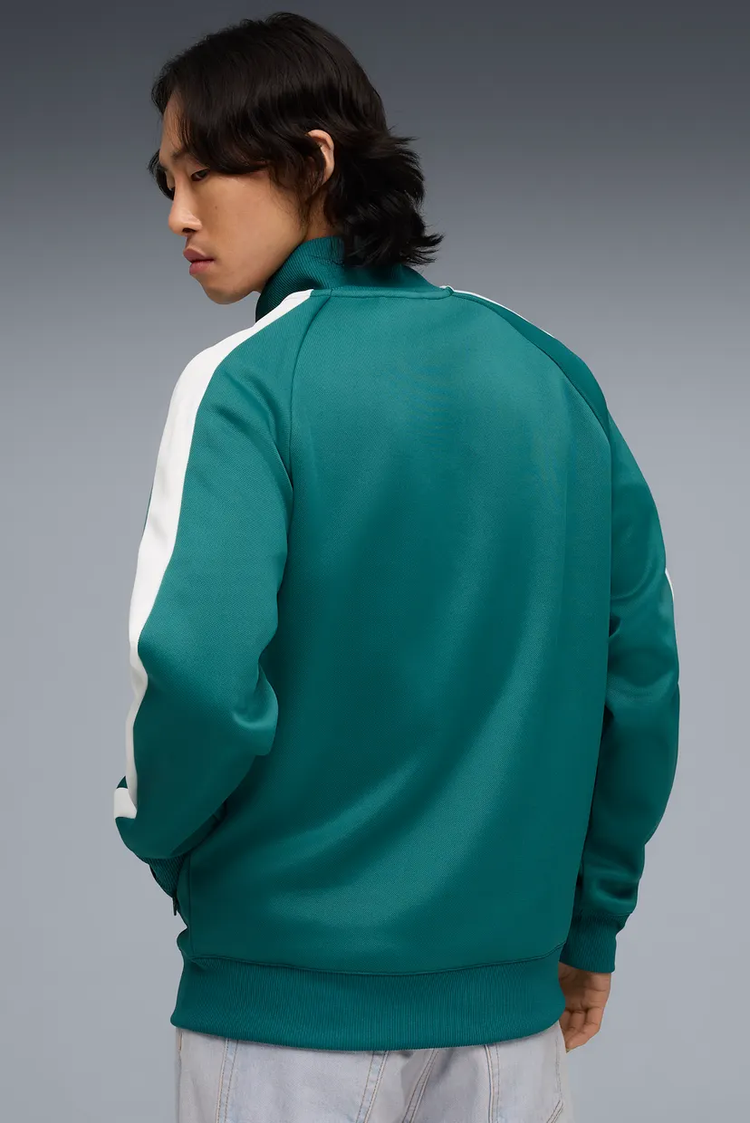 Мужская зеленая спортивная кофта T7 ALWAYS ON Track Jacket Men 3