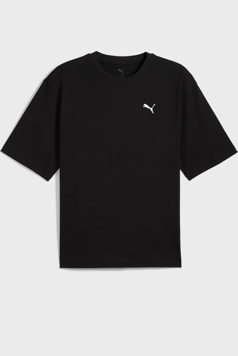 Чоловіча чорна футболка WARDROBE ESS Boxy Tee Men 4