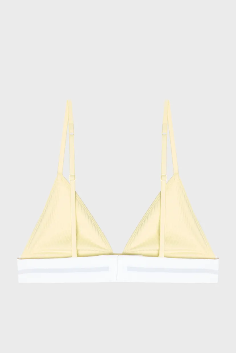 Жіночий жовтий бюстгальтер UNLINED TRIANGLE 8